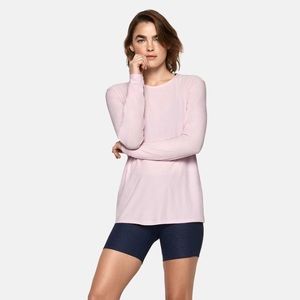 Outdoor Voices CROPPED Pink Light Draft Longsleeve
